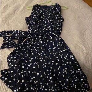 Sleeveless Ralph Lauren navy blue dress